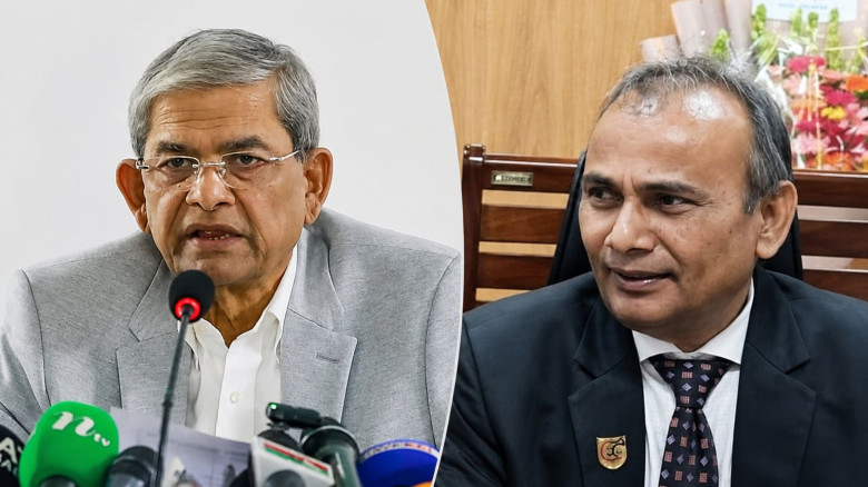 মির্জা ফখরুল ইসলাম আলমগীরকে অভিনন্দন জানালেন নজরুল...