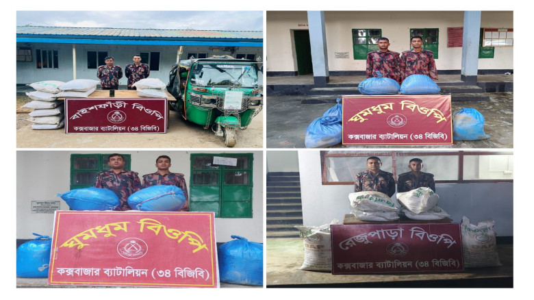 নাইক্ষ্যংছড়ি সীমান্তের মিয়ানমারে পাচার হচ্ছিল ৪,৪০১ কেজি   ইউরিয়া ও টিএসপি সার, জব্দ করলো বিজিবি