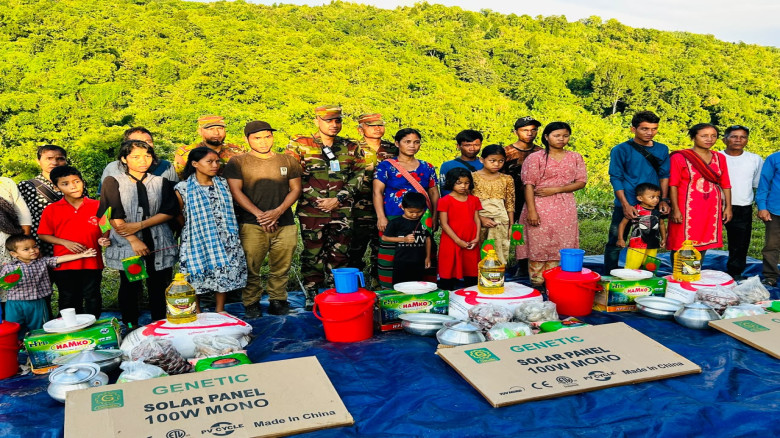 চার বছর পর মিজোরাম থেকে নিজ পাড়ায় ফিরলেন তিন বম পরিবার